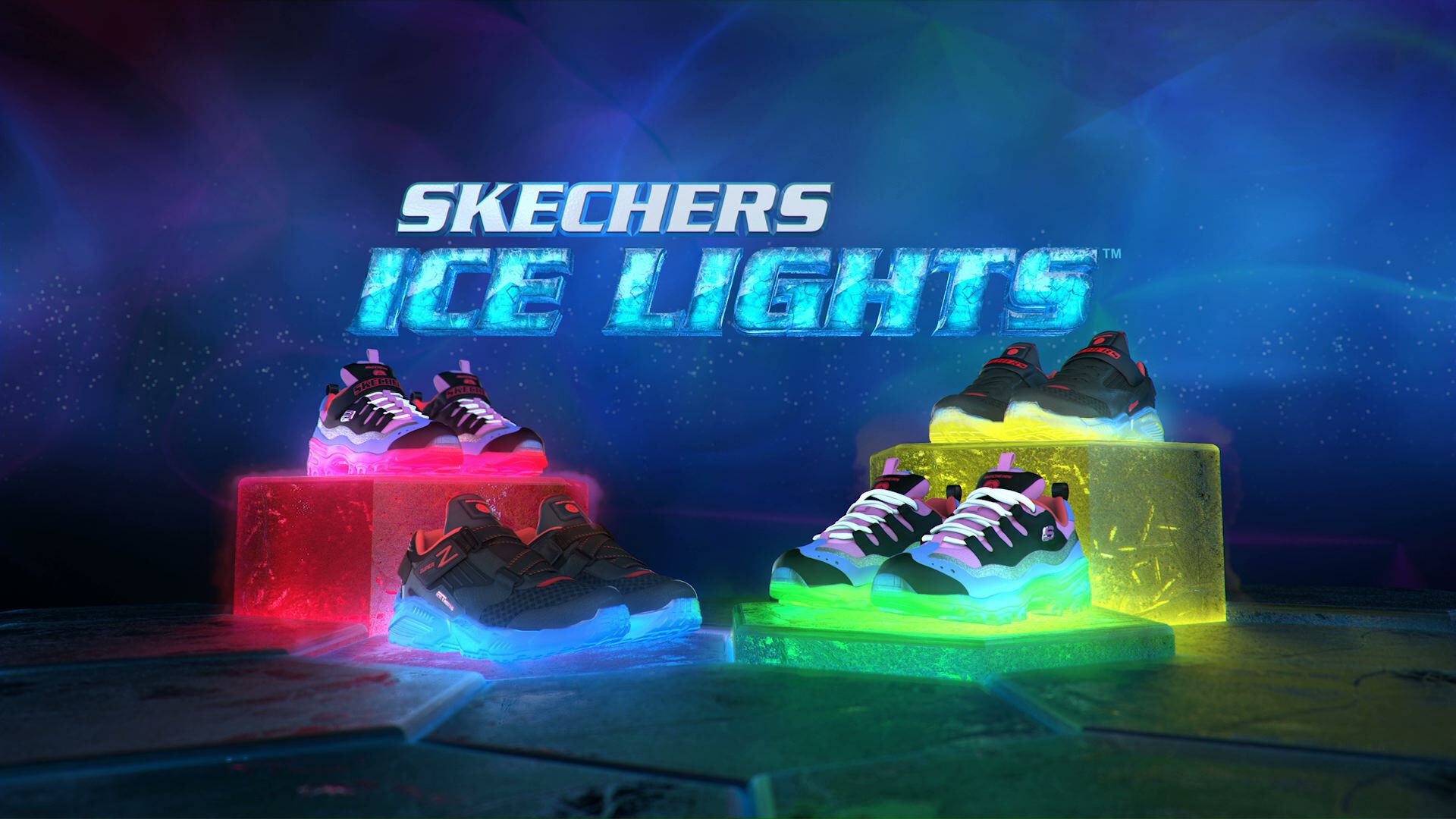 skechers light up shoes boy