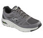 Skechers Arch Fit - Charge Back, CHARCOAL/BLACK, large image number 5