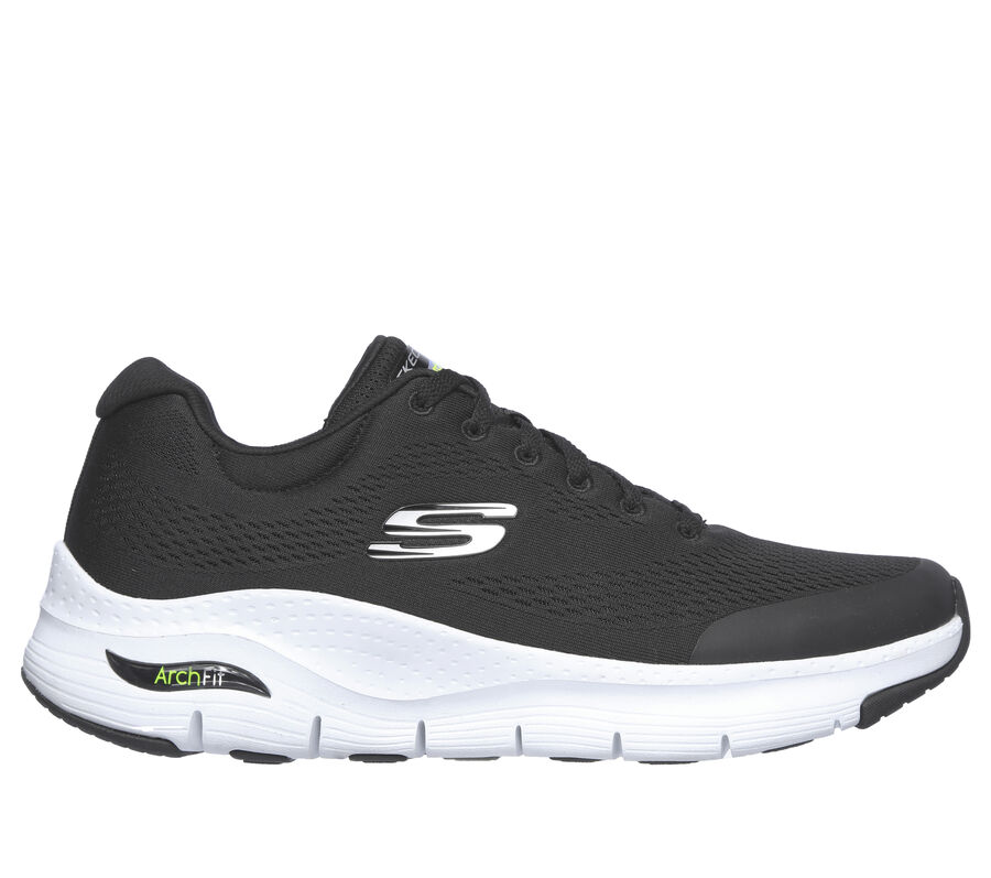 Skechers Arch Fit, BLACK / WHITE, largeimage number 0