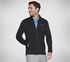 SKECH-KNITS ULTRA GO Thermal Full Zip Jacket, BLACK, swatch