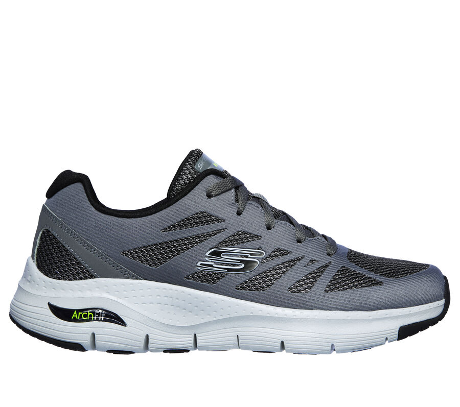 Skechers Arch Fit - Charge Back, CHARCOAL/BLACK, largeimage number 0