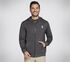 SKECH-KNITS ULTRA GO Full Zip Hoodie, CHARCOAL, swatch