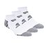 3 Pack Half Terry No Show Socks, WHITE, swatch